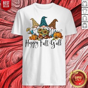 Top Gnomes Happy Fall Y'all Shirt