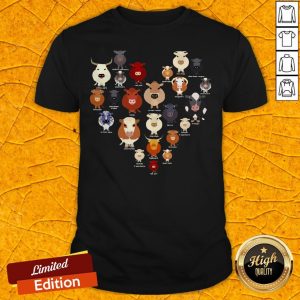 Funny Cow Heart Shirt