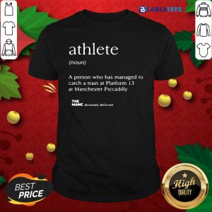 Nice Athlete A Person Who Has Manage Catch A Train At Platform 13 At Manchester Piccadilly Shirt