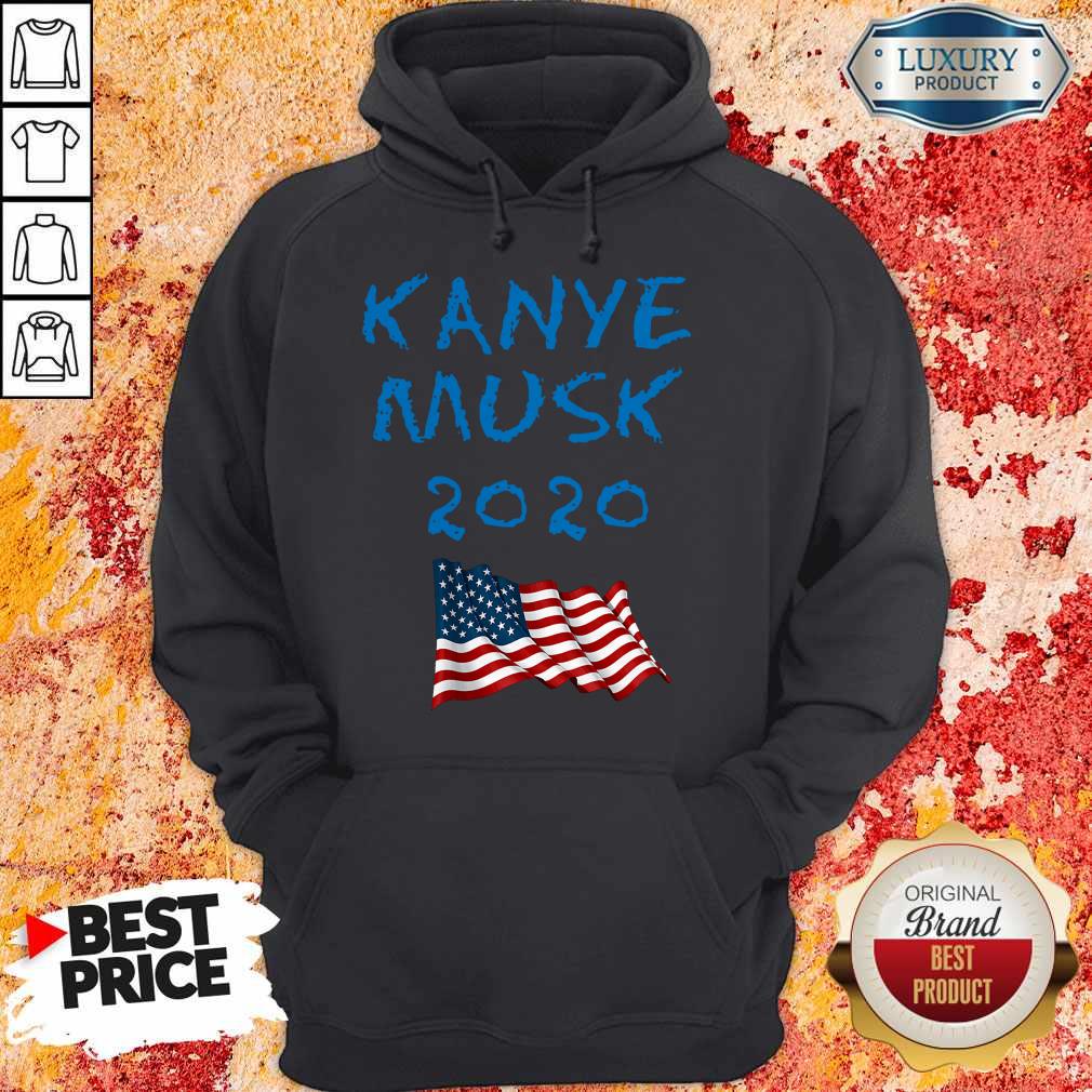 Official 2020 Kanye Musk American Flag Shirt