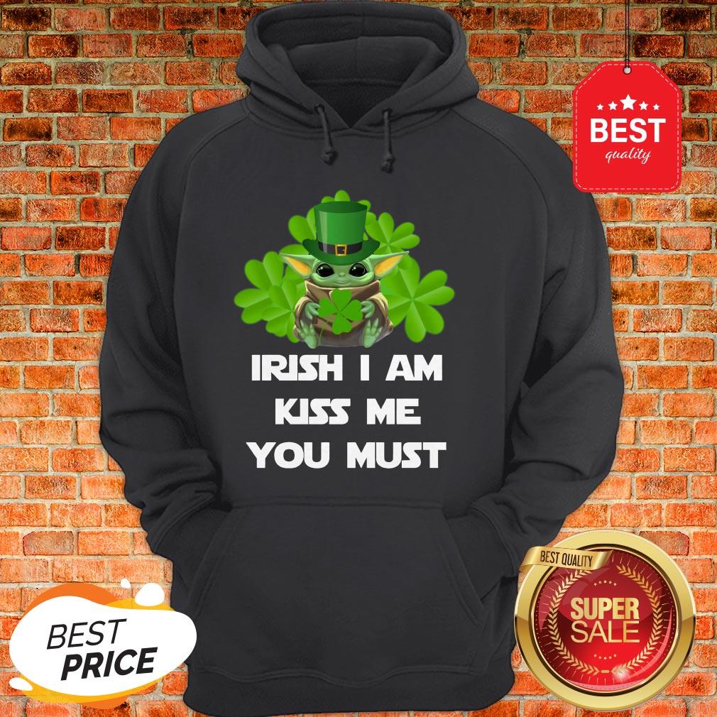Official Baby Yoda Irish I Am Kiss Me You Must St.Patricks' Day T-Shirt