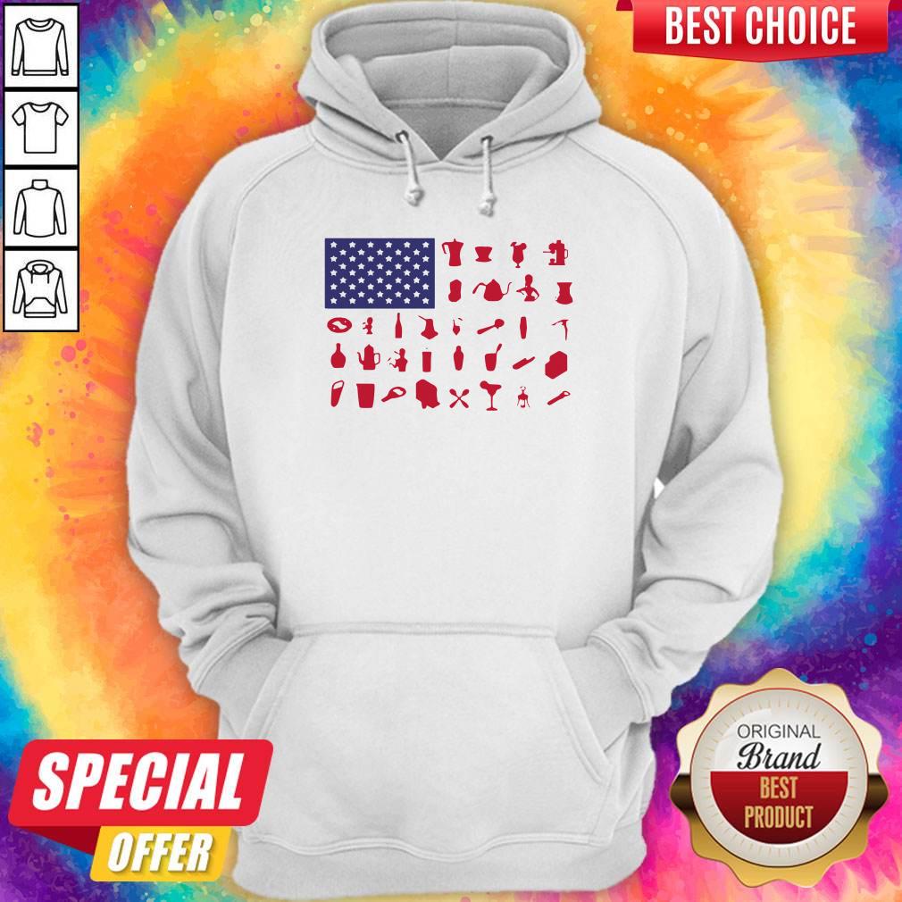 Official Bartender American Flag Shirt