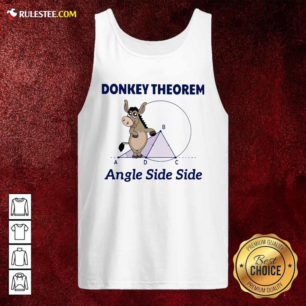Official Donkey Theorem Angle Side Side Shirt