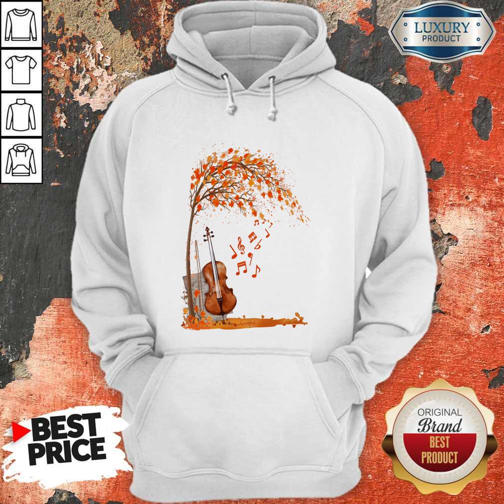 Official Fall Autumn Maple Leaf Violin Shirt