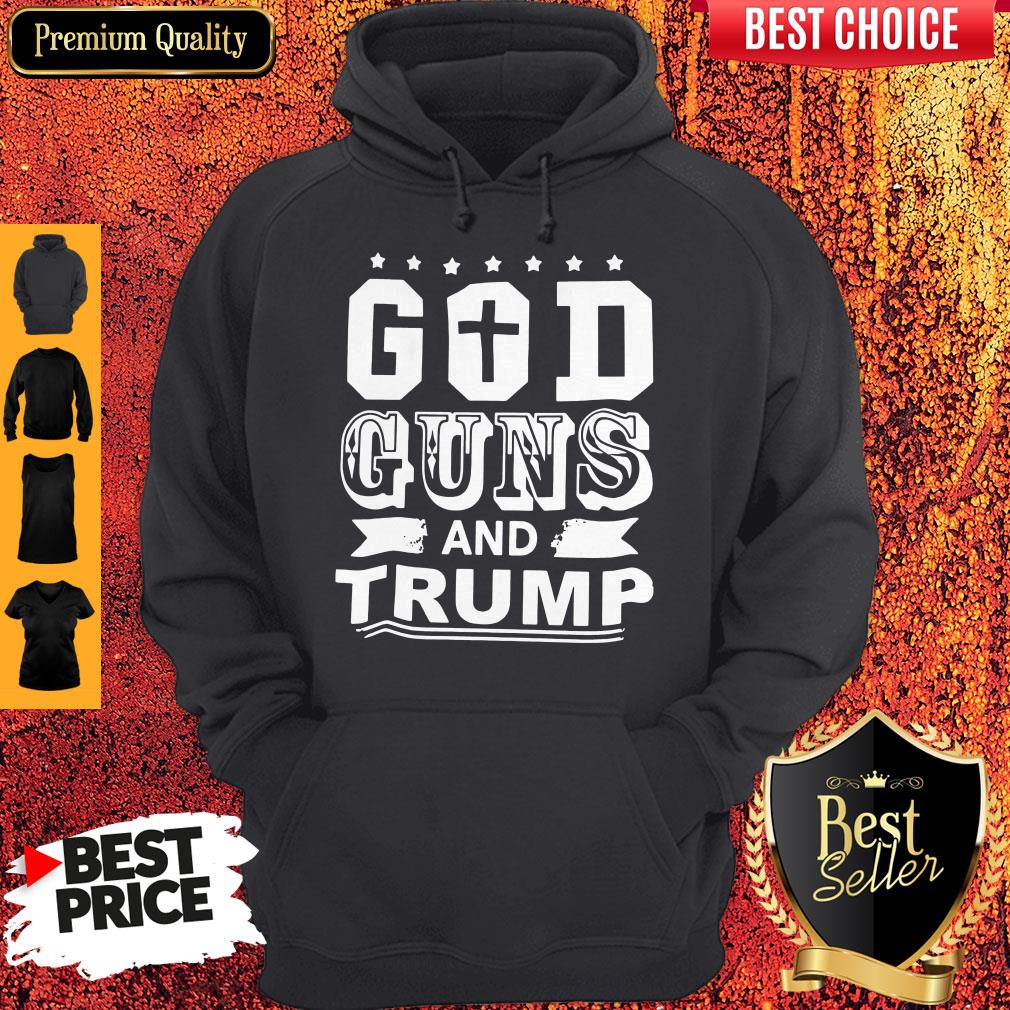 Official God Guns And Trump Shirt