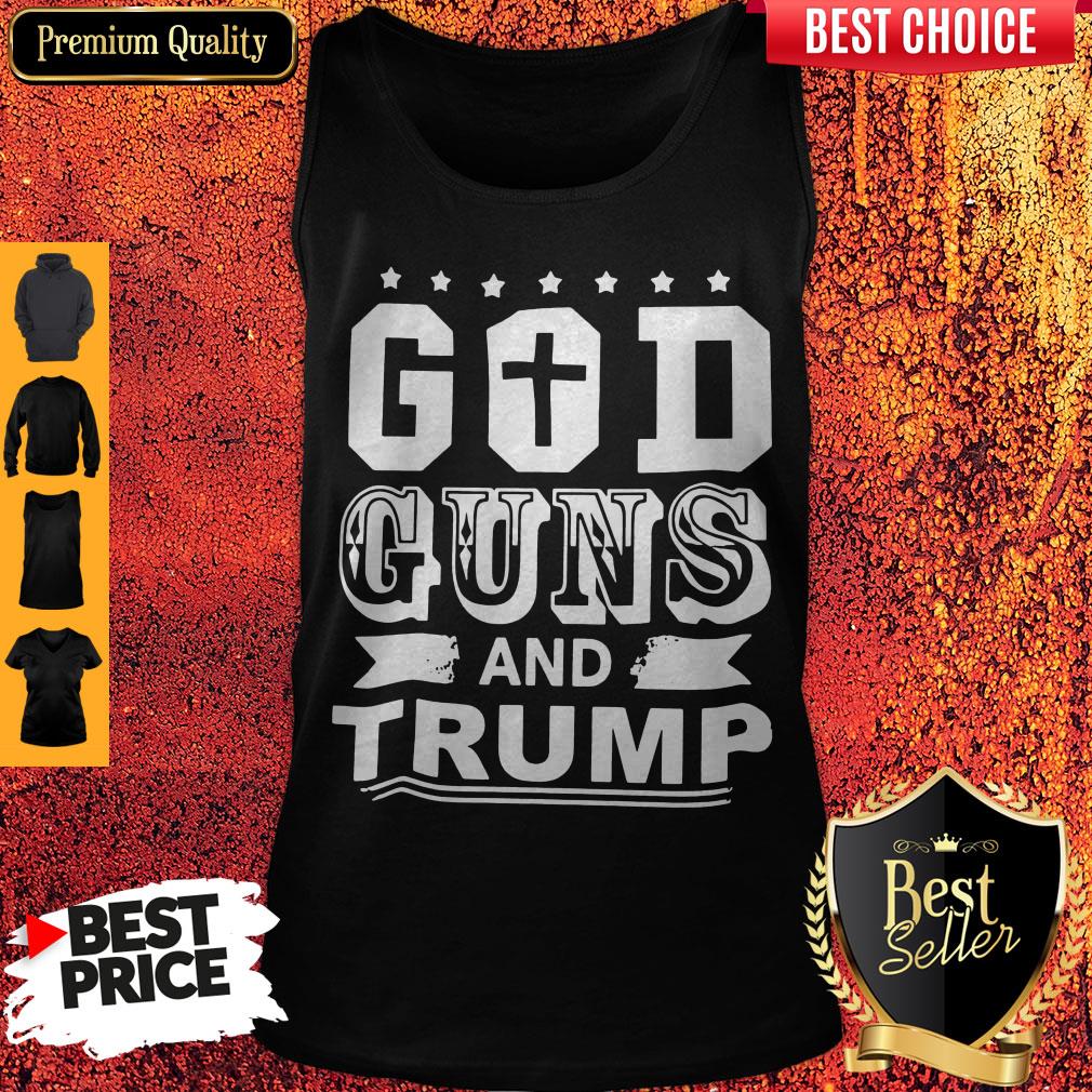 Official God Guns And Trump Shirt