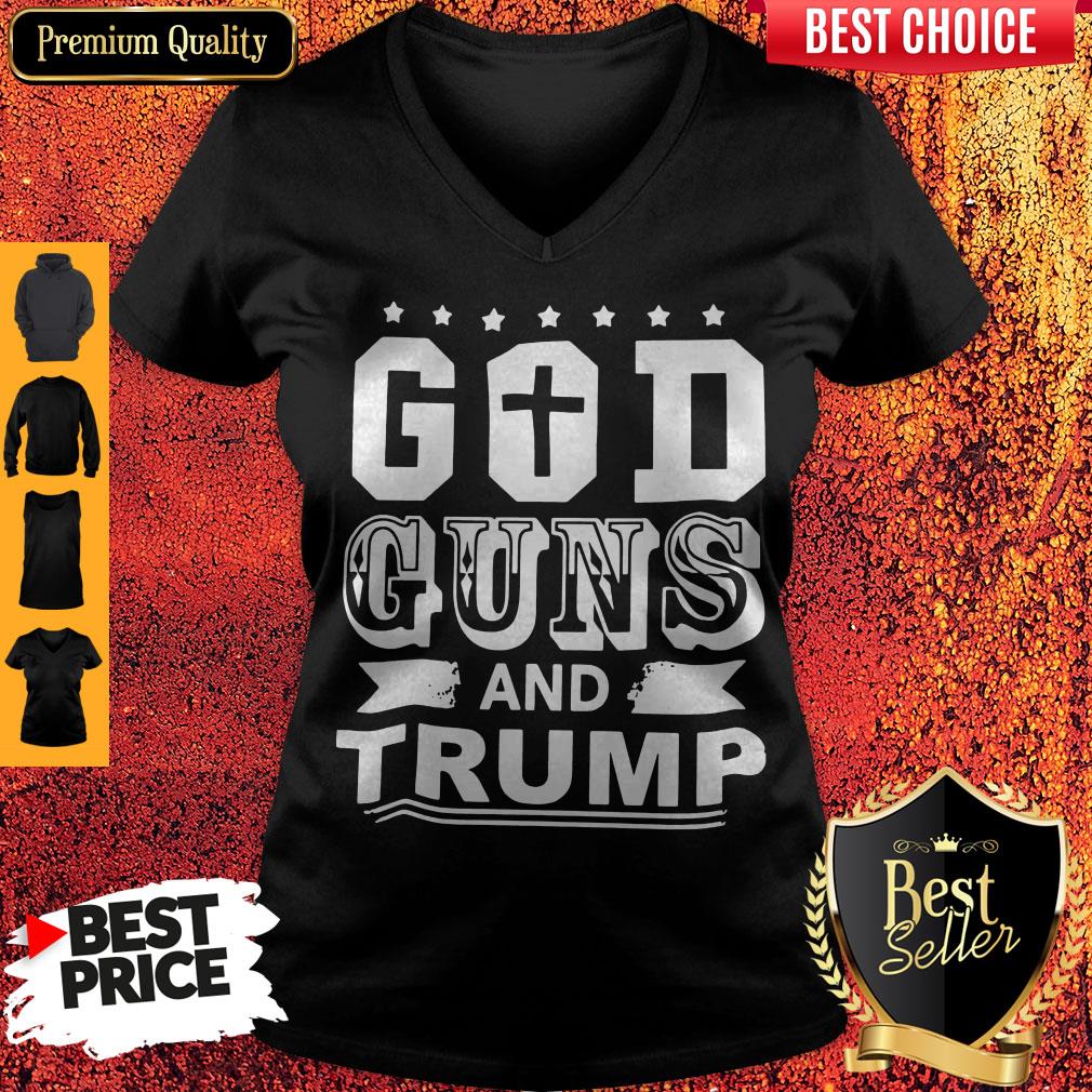 Official God Guns And Trump Shirt