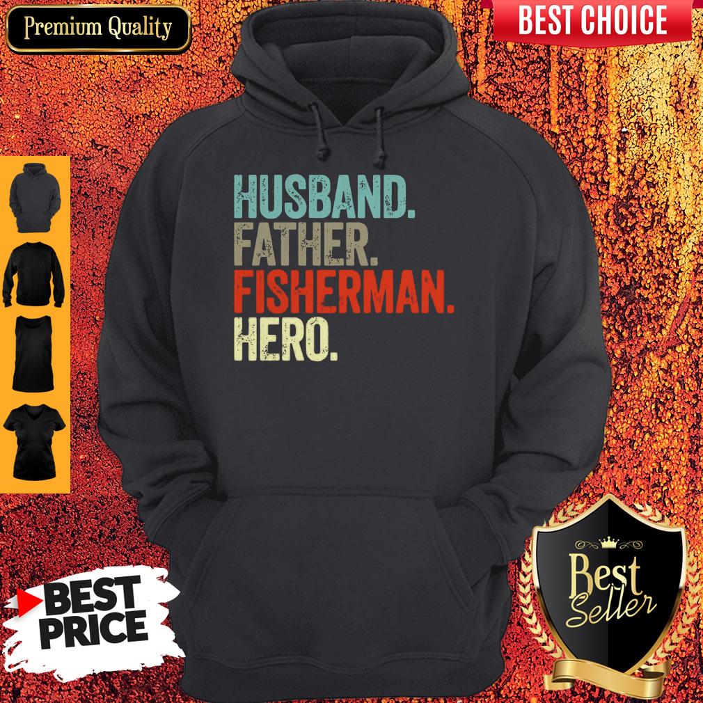 Official Husband Father Fisherman Hero Shirt
