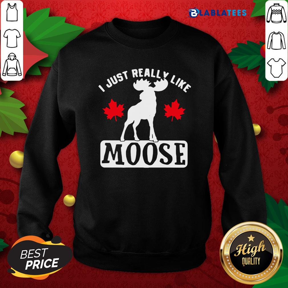 Official I Just Really Like Moose Shirt