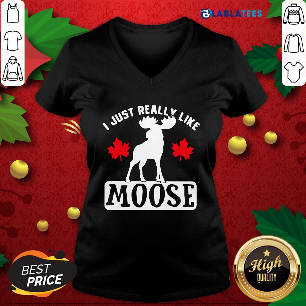 Official I Just Really Like Moose Shirt