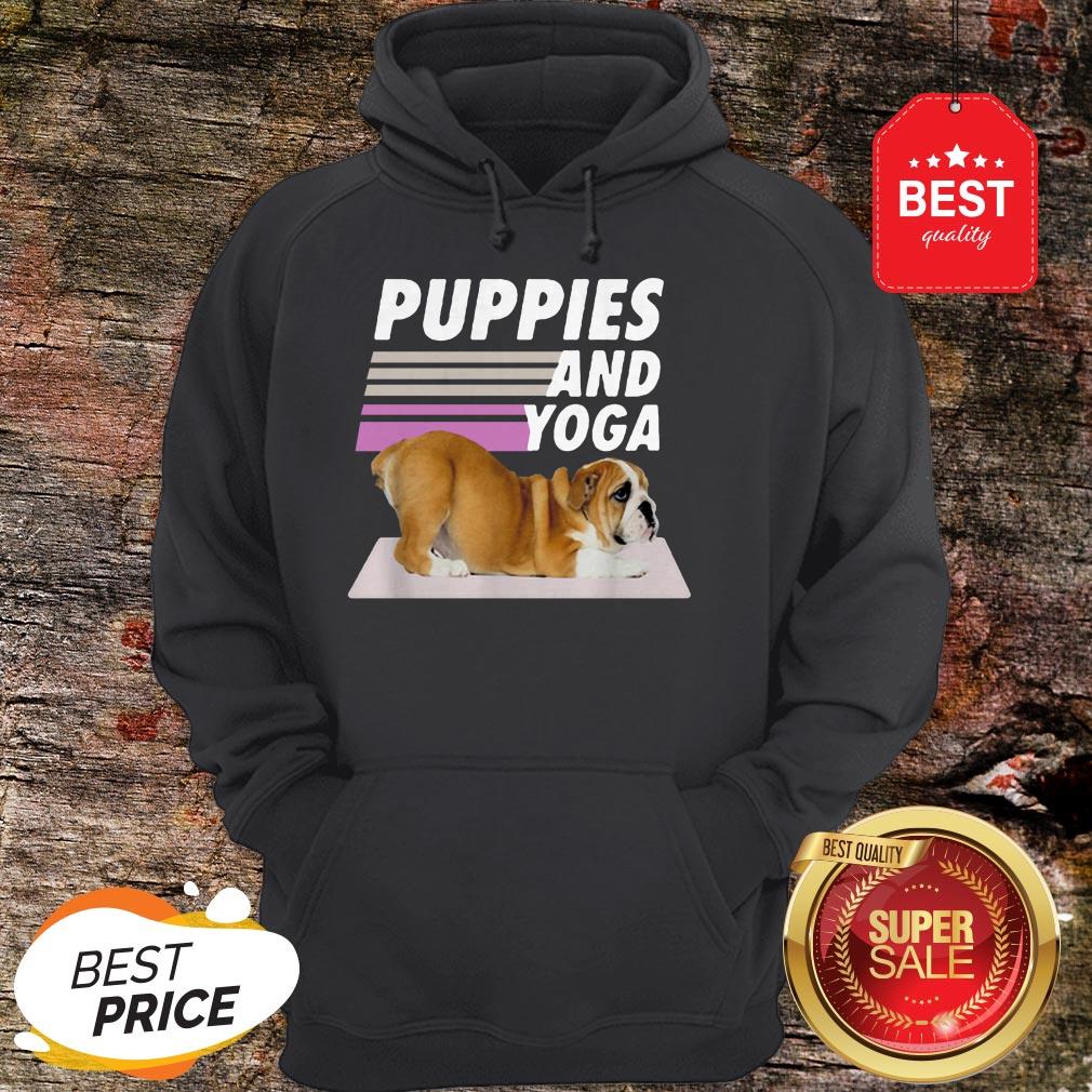 Official Juvenile Dog Puppies And Yoga Shirt