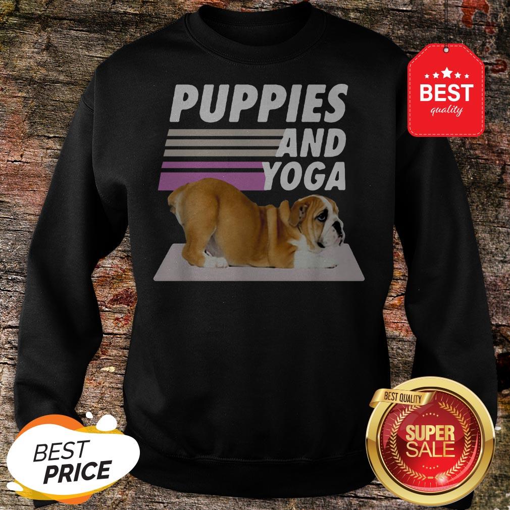 Official Juvenile Dog Puppies And Yoga Shirt