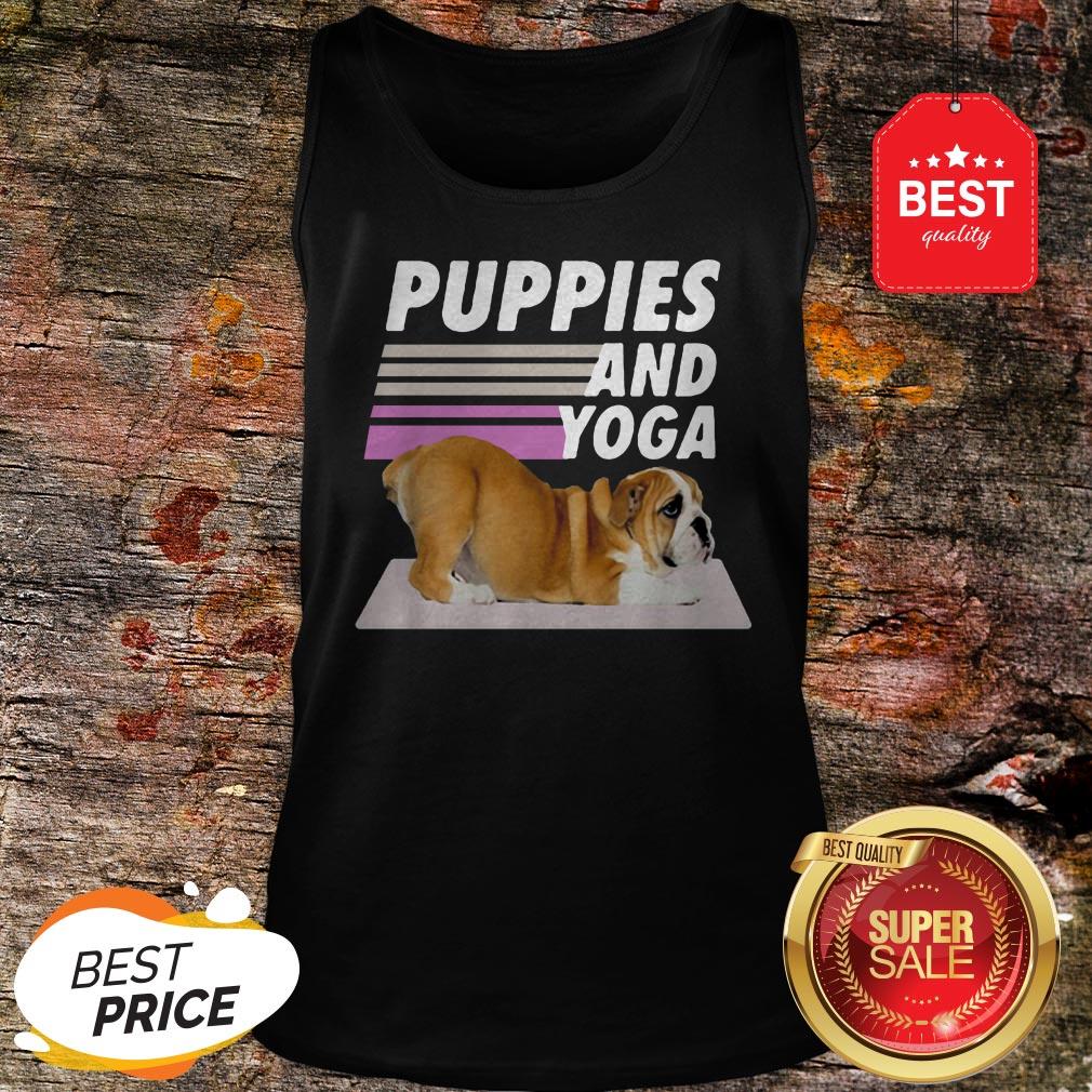 Official Juvenile Dog Puppies And Yoga Shirt