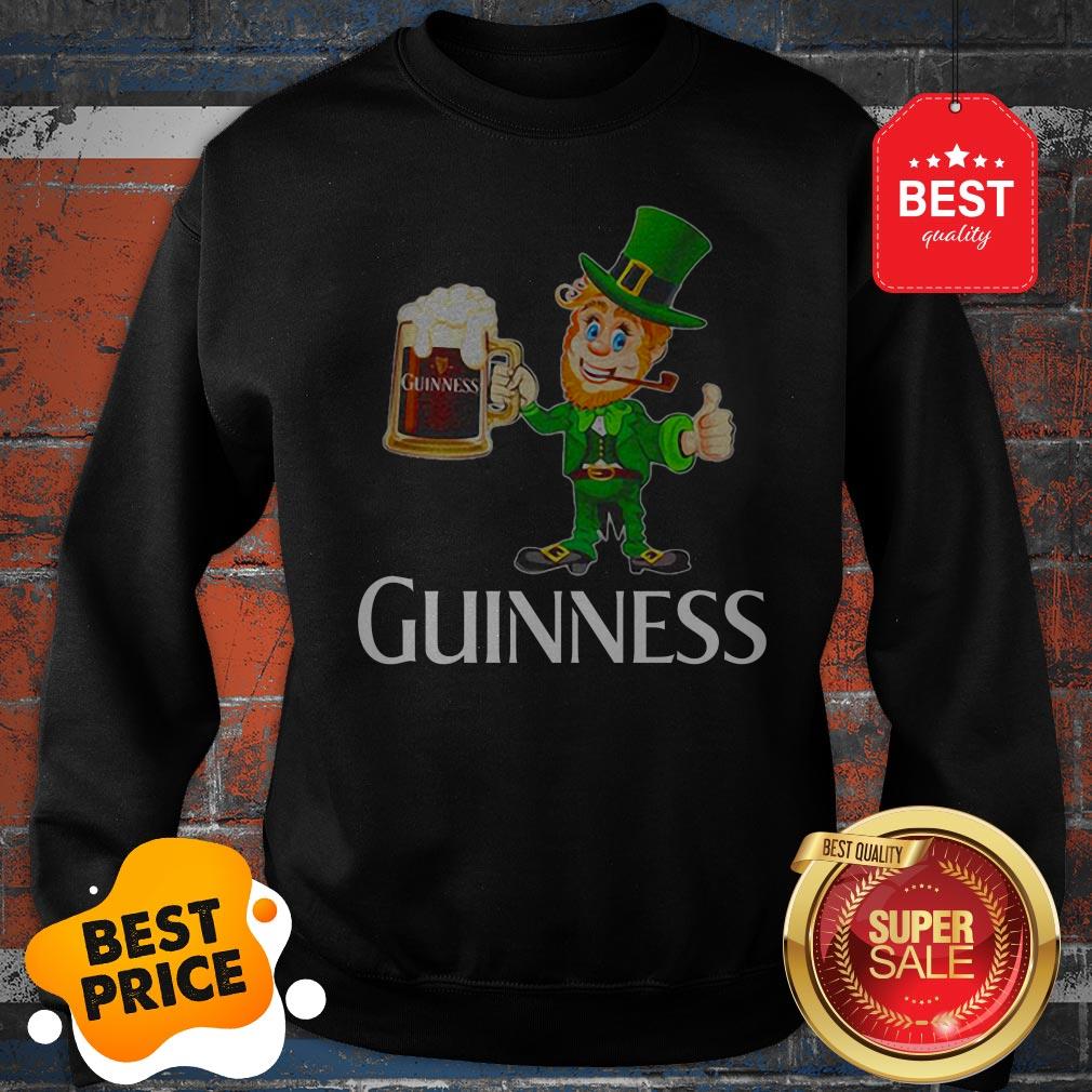 Official Leprechaun Drink Guinness Beer Shirt