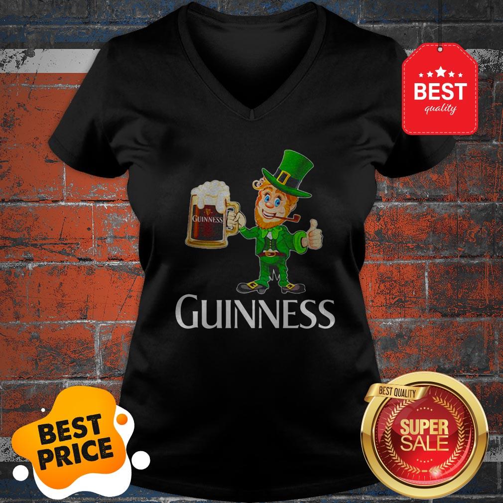 Official Leprechaun Drink Guinness Beer Shirt