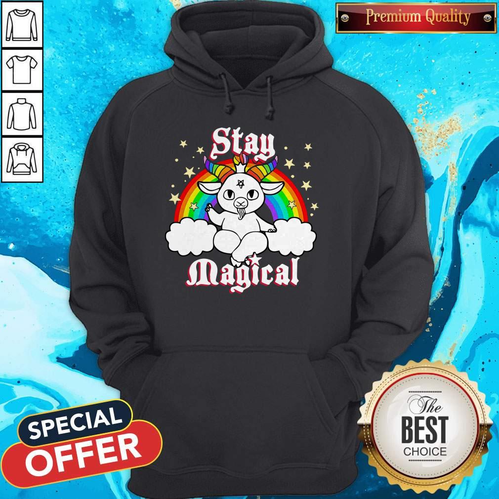 Official LGBT Satan Baphomet Stay Magical Shirt