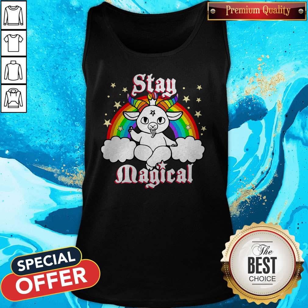 Official LGBT Satan Baphomet Stay Magical Shirt