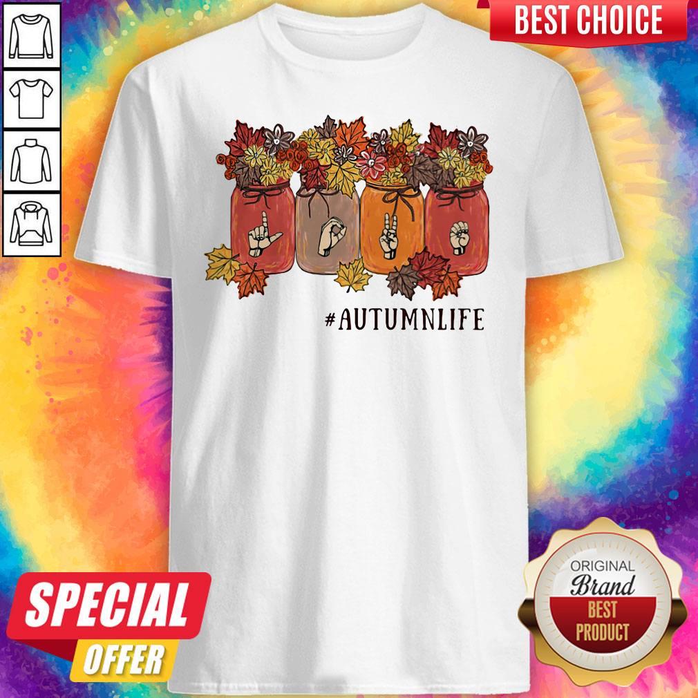 Official Love Autumn Life Flower Shirt