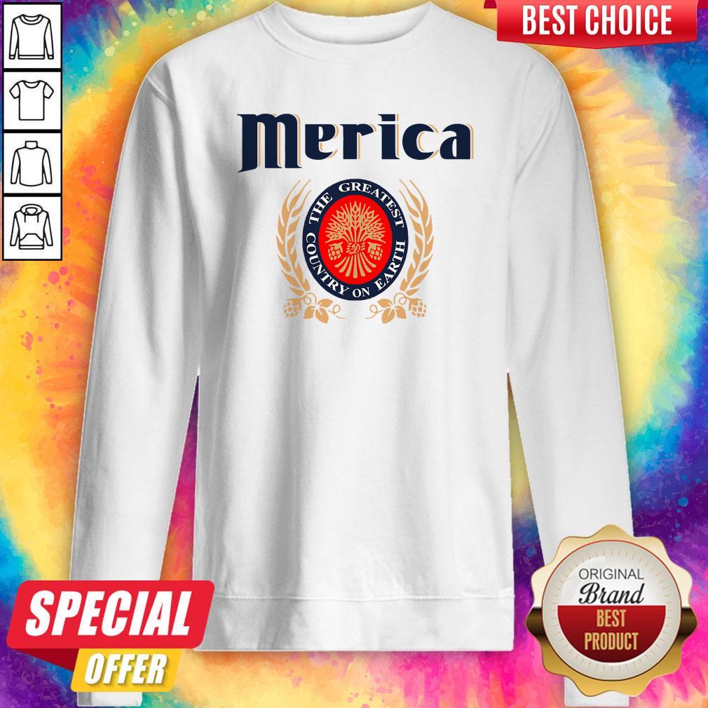 Official Merica Miller Lite The Greatest Country On Earth Shirt