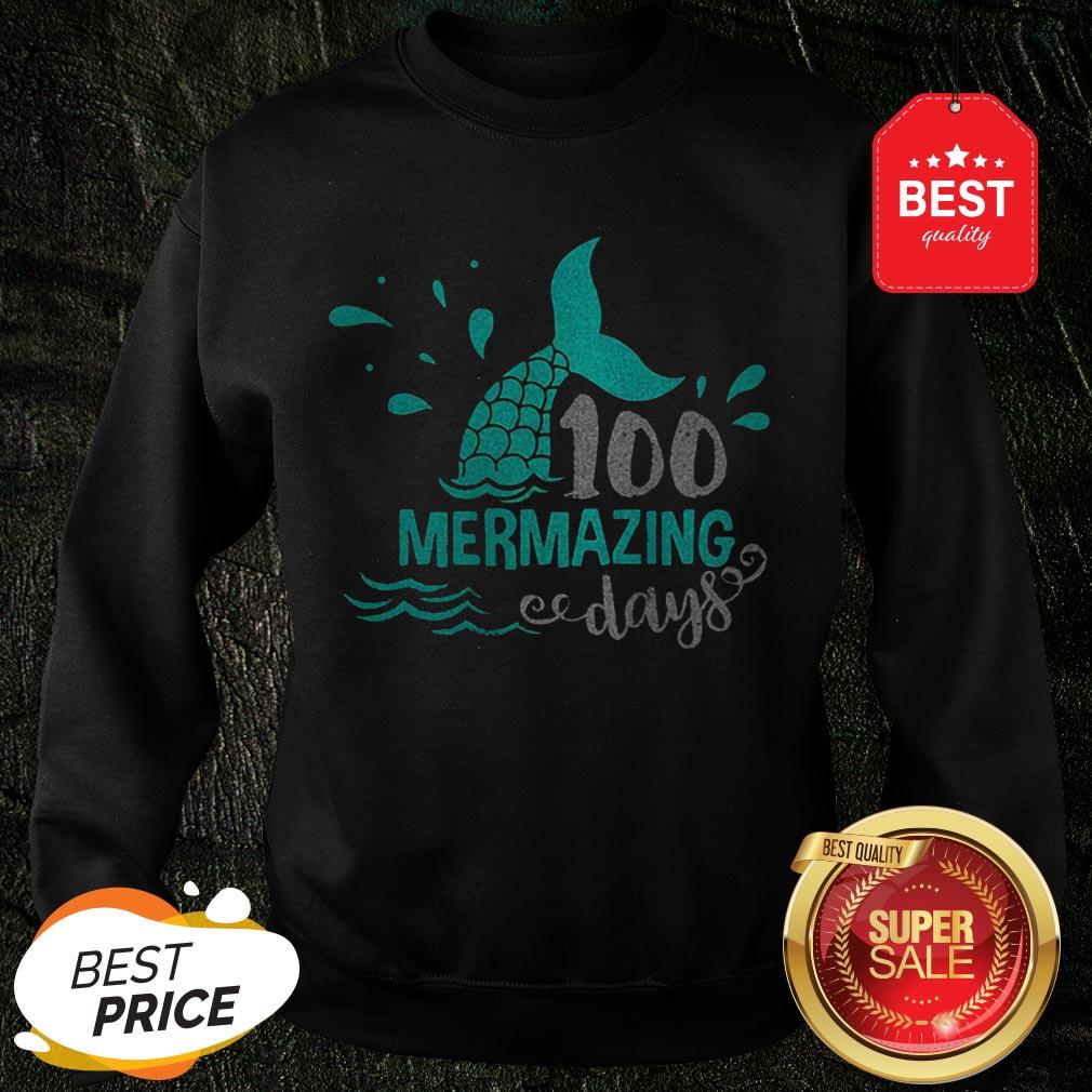 Official Mermaid 100 Mermazing Days Shirt