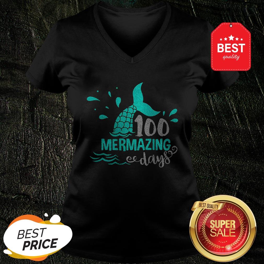 Official Mermaid 100 Mermazing Days Shirt