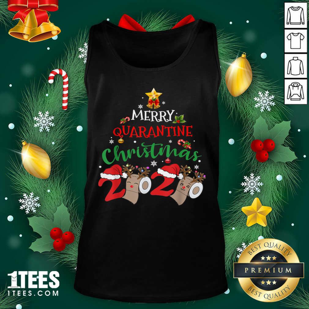 Official Merry Quarantine Christmas 2020 Pajamas Matching Family Gift Shirt