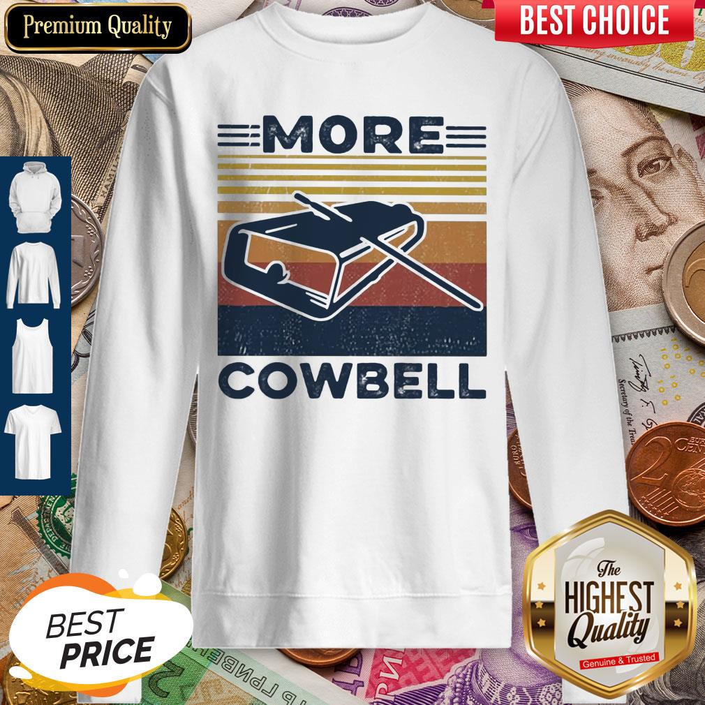 Official More Cowbell Vintage Retro Shirt
