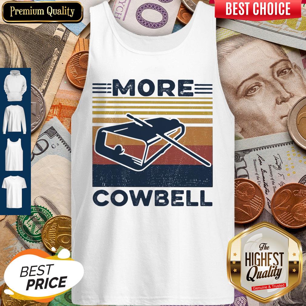 Official More Cowbell Vintage Retro Shirt