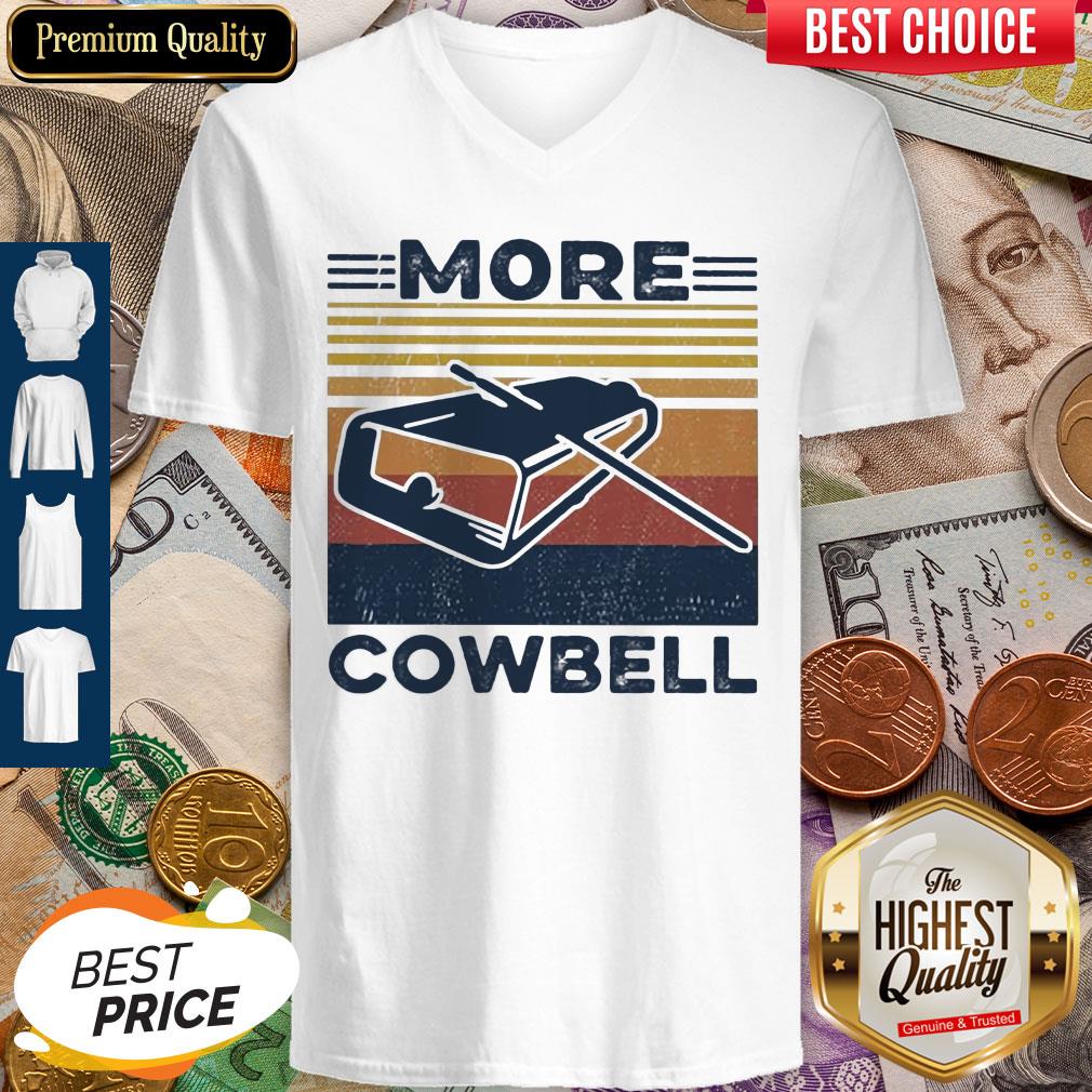 Official More Cowbell Vintage Retro Shirt