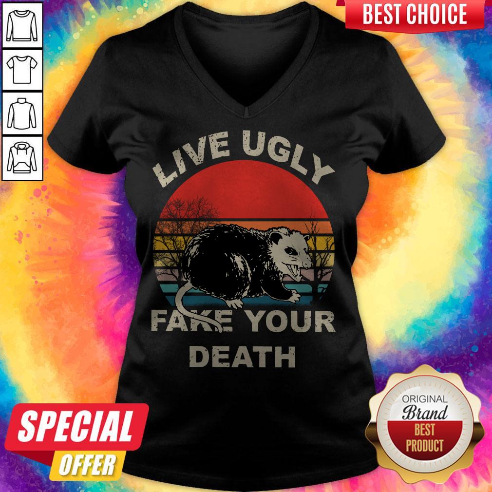Official Opossum Live Ugly Fake Your Death Shirt
