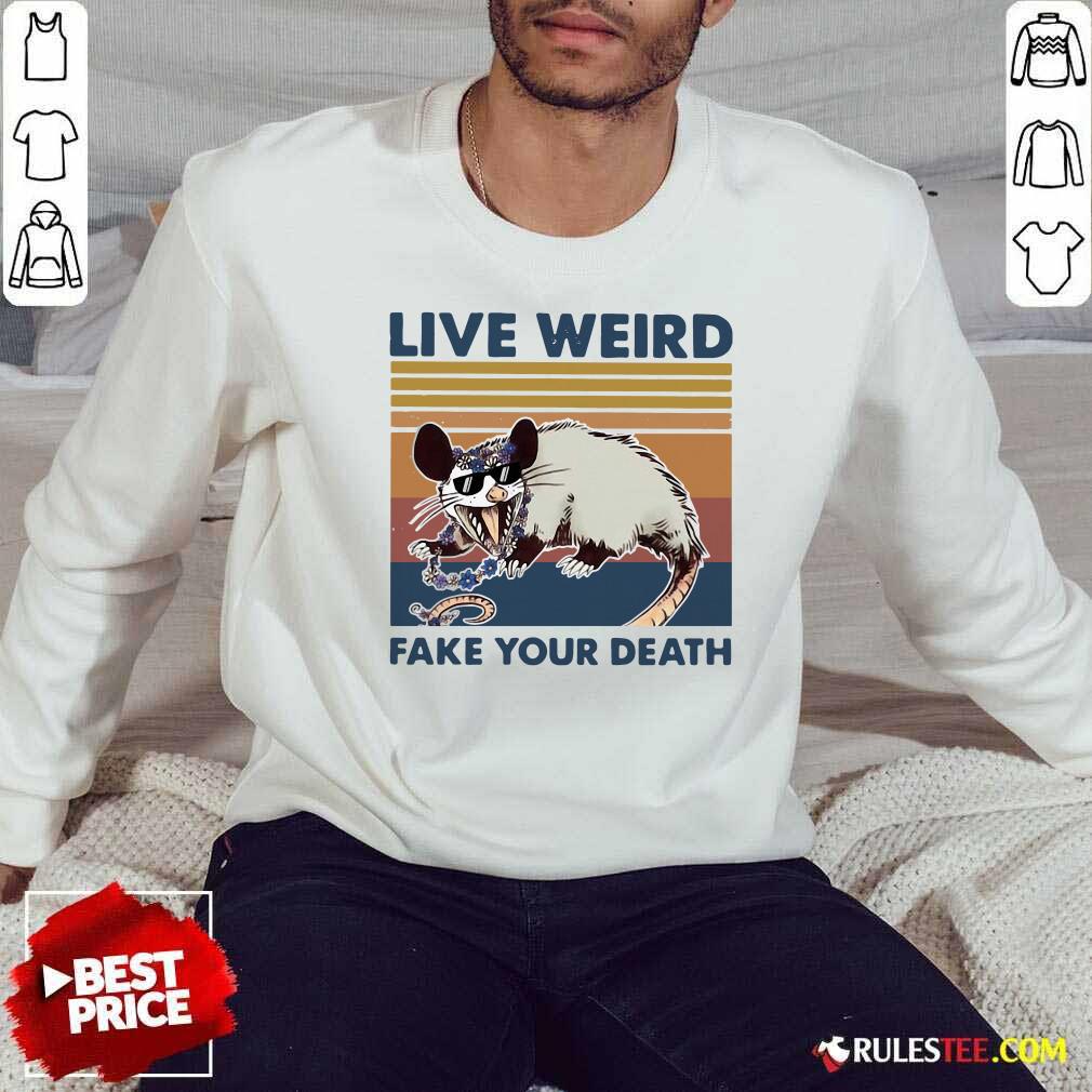 Official Opossum Live Weird Fake Your Death T-Shirt