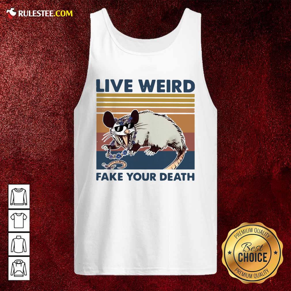 Official Opossum Live Weird Fake Your Death T-Shirt