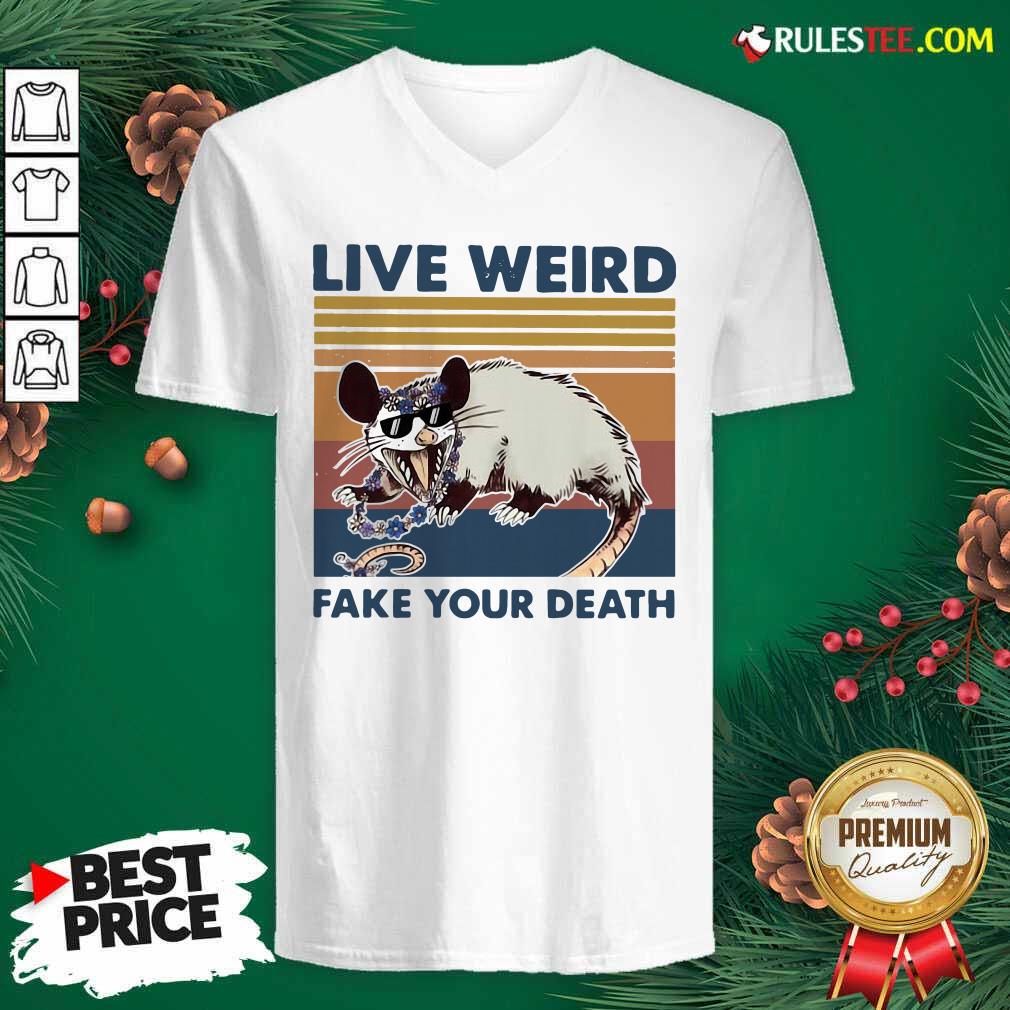 Official Opossum Live Weird Fake Your Death T-Shirt