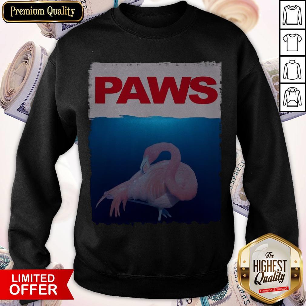 Official Paws Flamingo Shirt