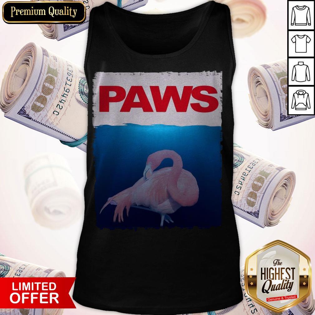 Official Paws Flamingo Shirt