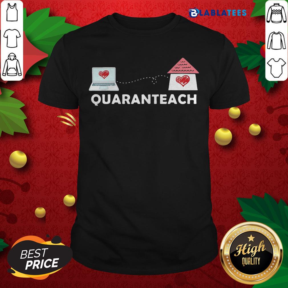 Official Quaranteach Heart Shirt