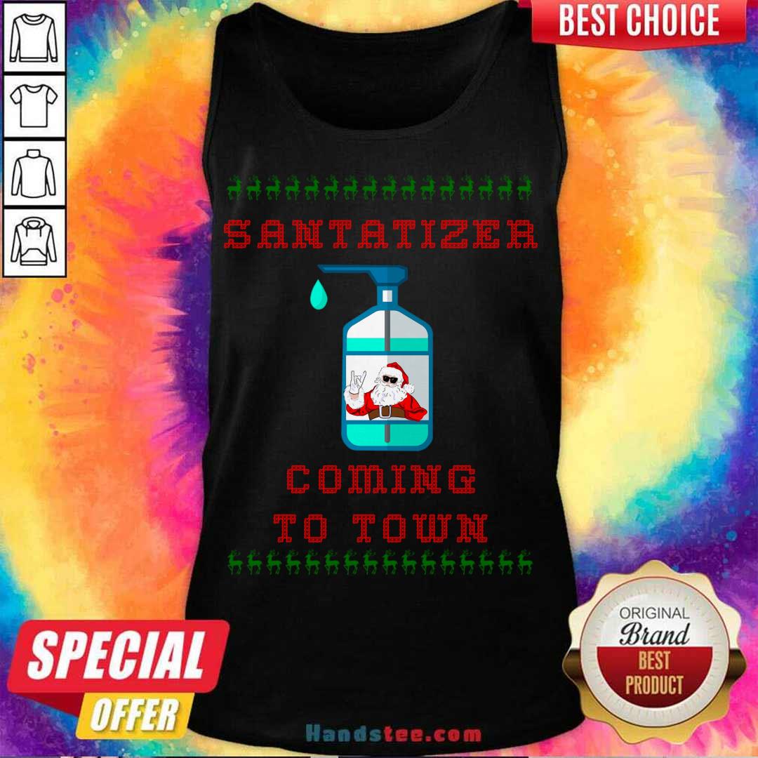 Official Santa Sanitizer Funny Christmas Shirt