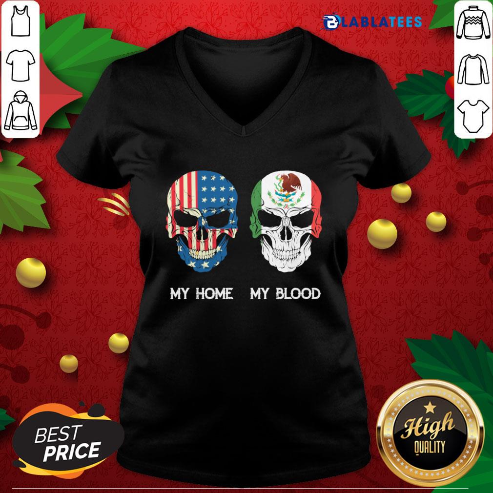 Official Skull American My Home My Blood Shirt