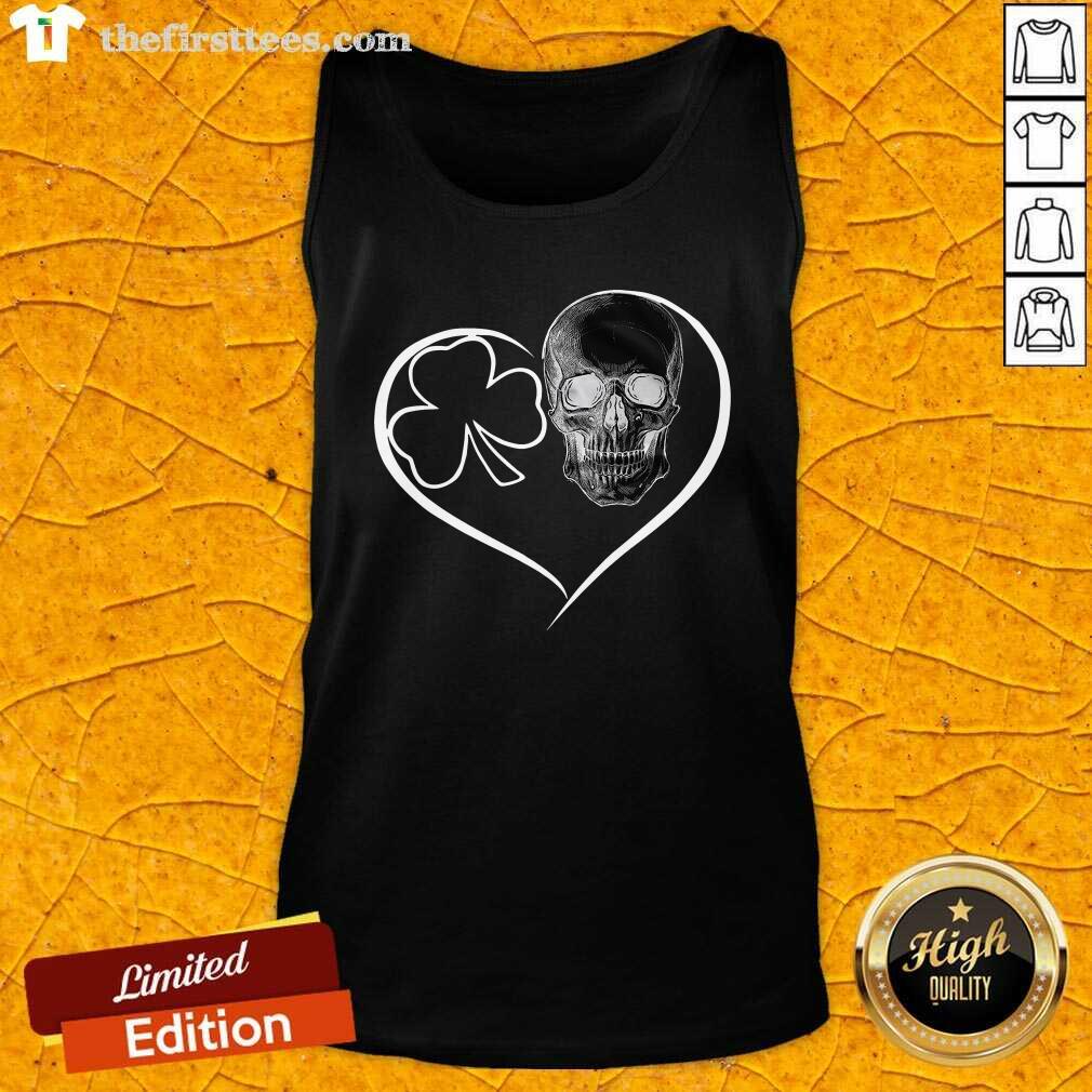 Official Skull Heart St Patricks Day Shirt