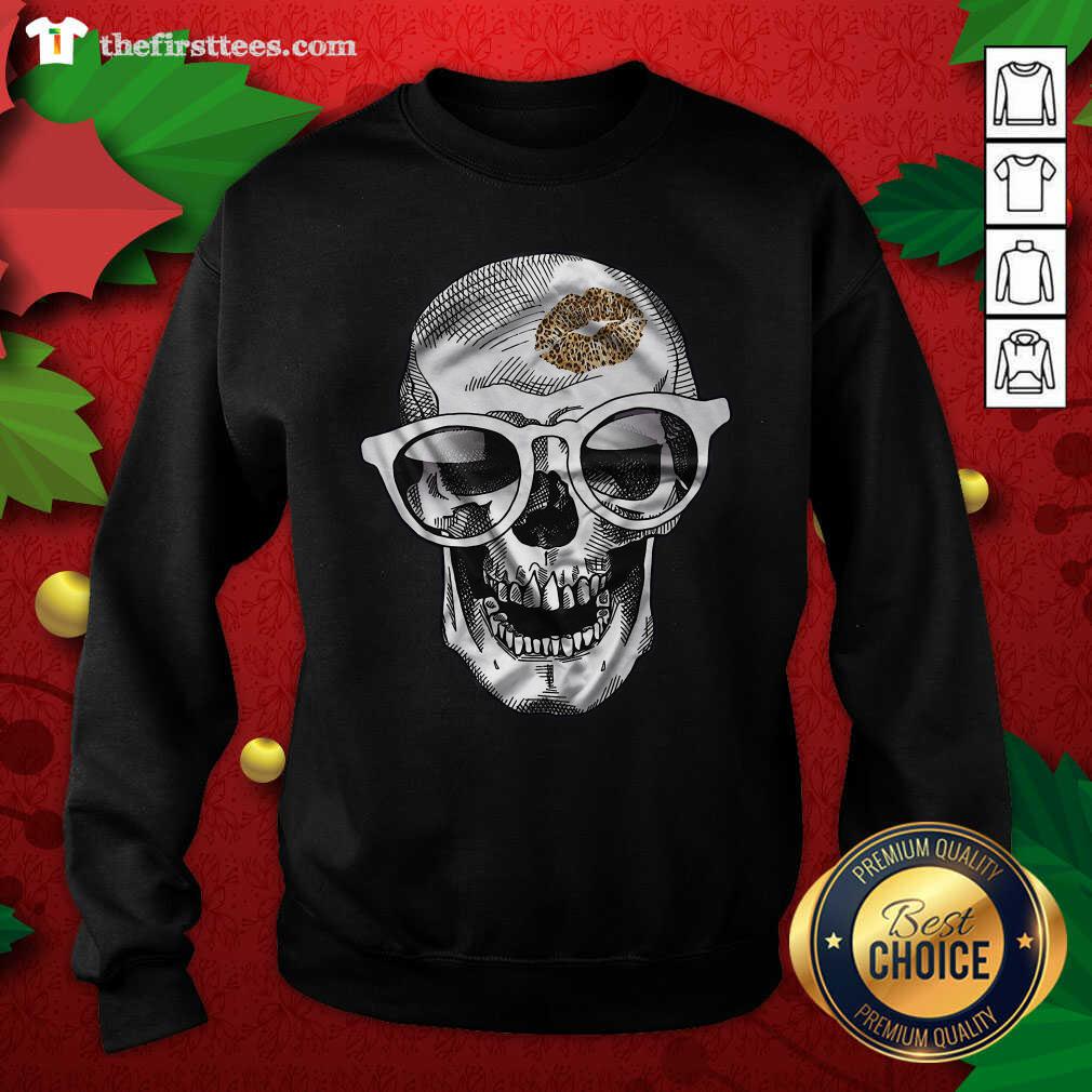Official Skull Leopard Lip Shirt
