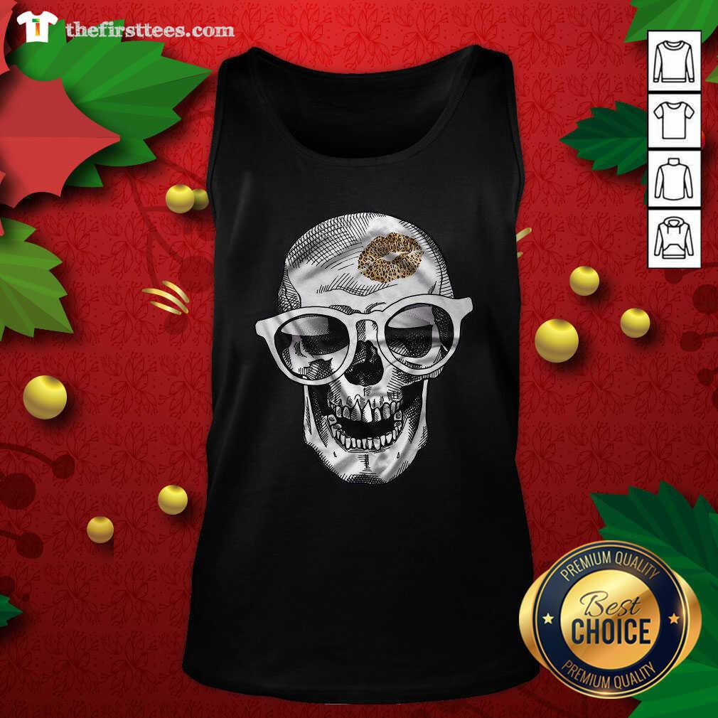 Official Skull Leopard Lip Shirt