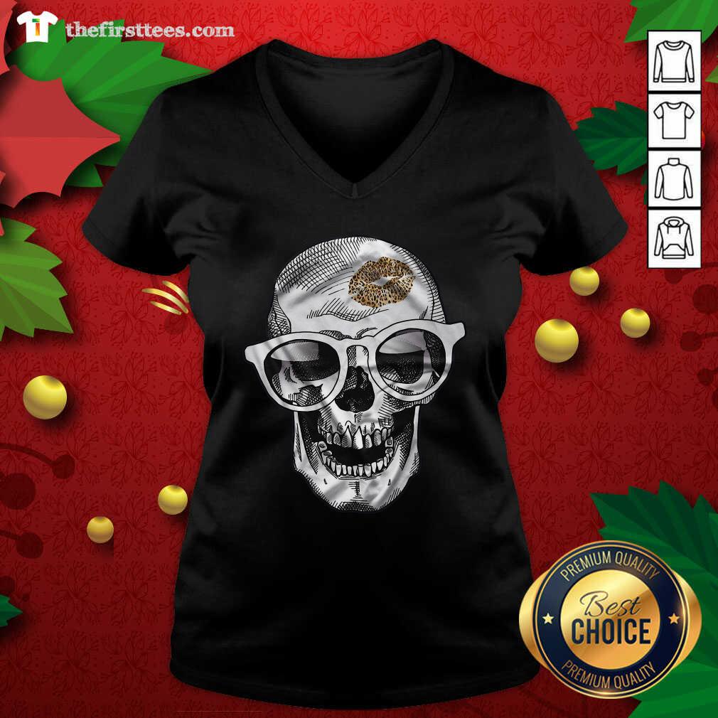 Official Skull Leopard Lip Shirt