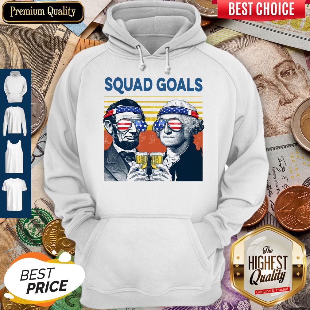 Official Squad Goal American Flag Vintage Shirt