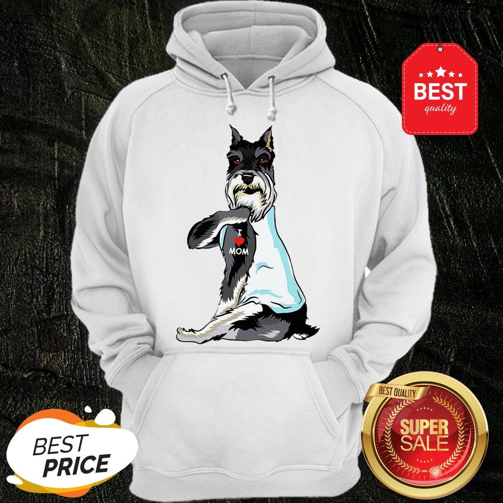 Official Standard Schnauzer I Love Mom Tattoos Shirt