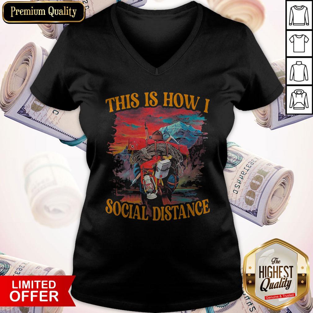 Official This Is How I Social Distance Climbing Shirt