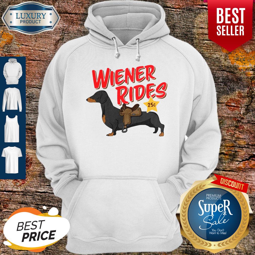 Official Wiener Rides 25c shirt