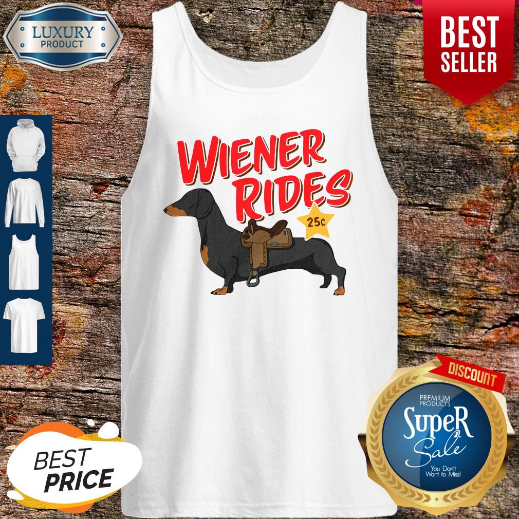 Official Wiener Rides 25c shirt