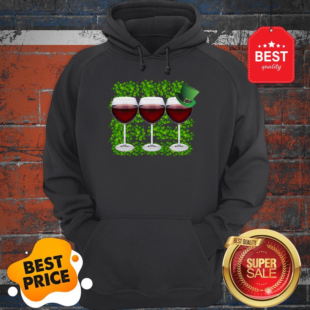 Official Wine Glass Irish Happy St. Patrick’s Day Shirt