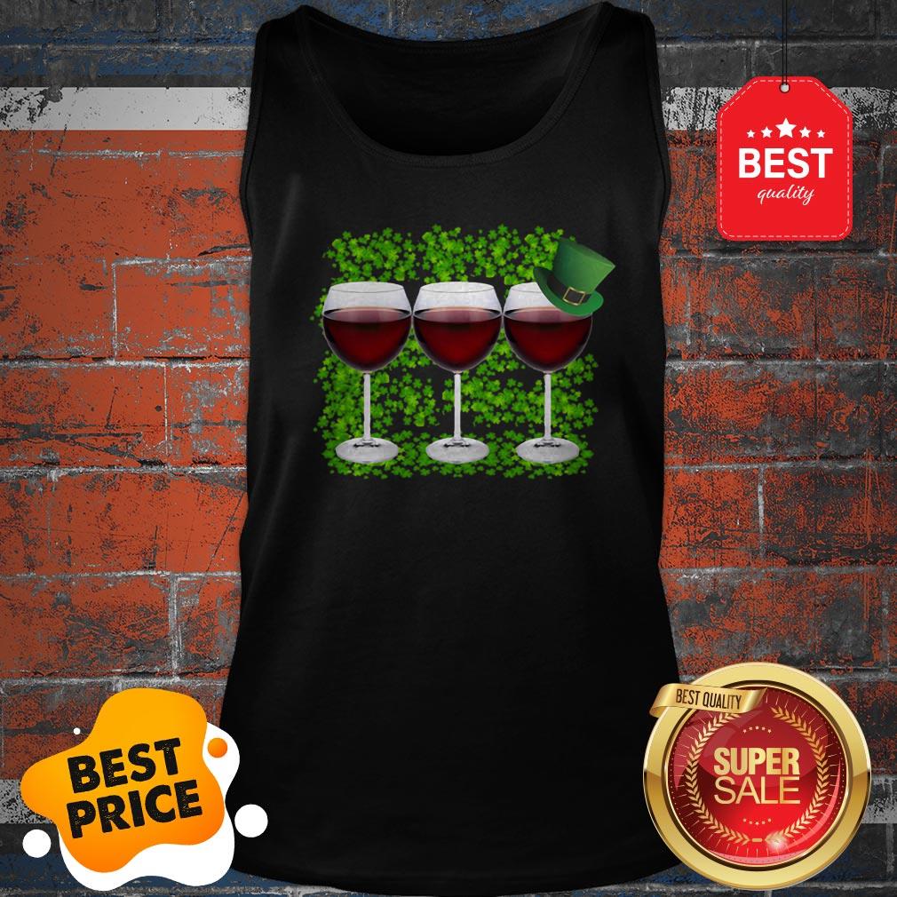 Official Wine Glass Irish Happy St. Patrick’s Day Shirt