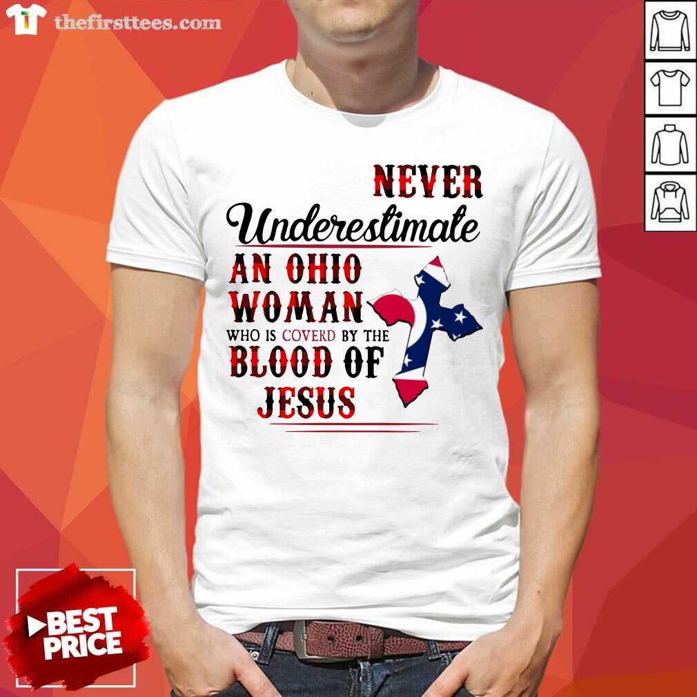 Ohio Woman Blood Of Jesus Shirt